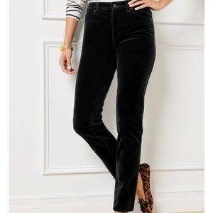 Talbots stretch corduroy straight leg pants